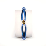 14K Tricolor Yellow Gold Double Knotted