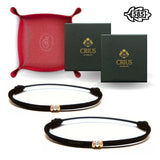 14K Tricolor Row Set