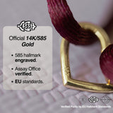 14K Double Hearts