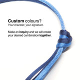 14K Tricolor Double Knotted Armband