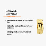 14K Tricolor in Yellow Gold