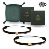 14K Tricolor Row Set